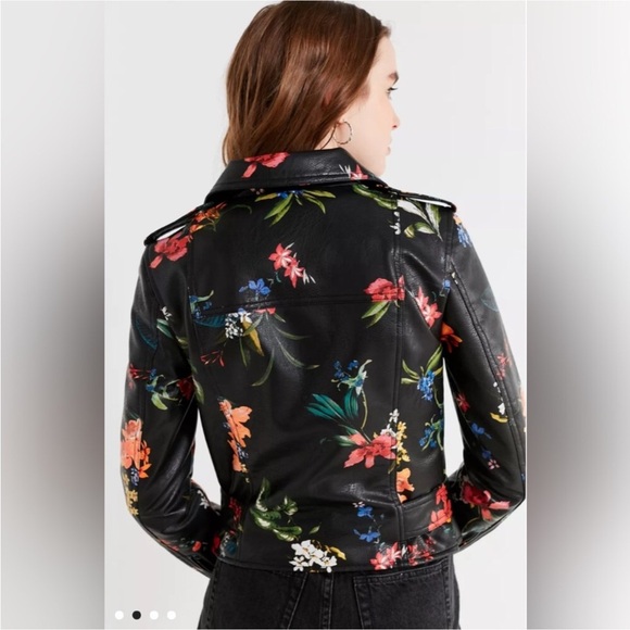 EUC Bagatelle Floral Moto Jacket - Picture 4 of 12